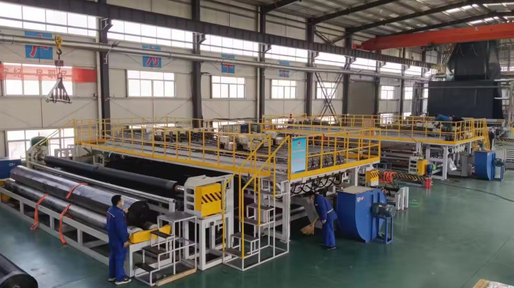 Shandong Yibo Yangguang Engineering Materials Co., Ltd. 製造者の生産ライン